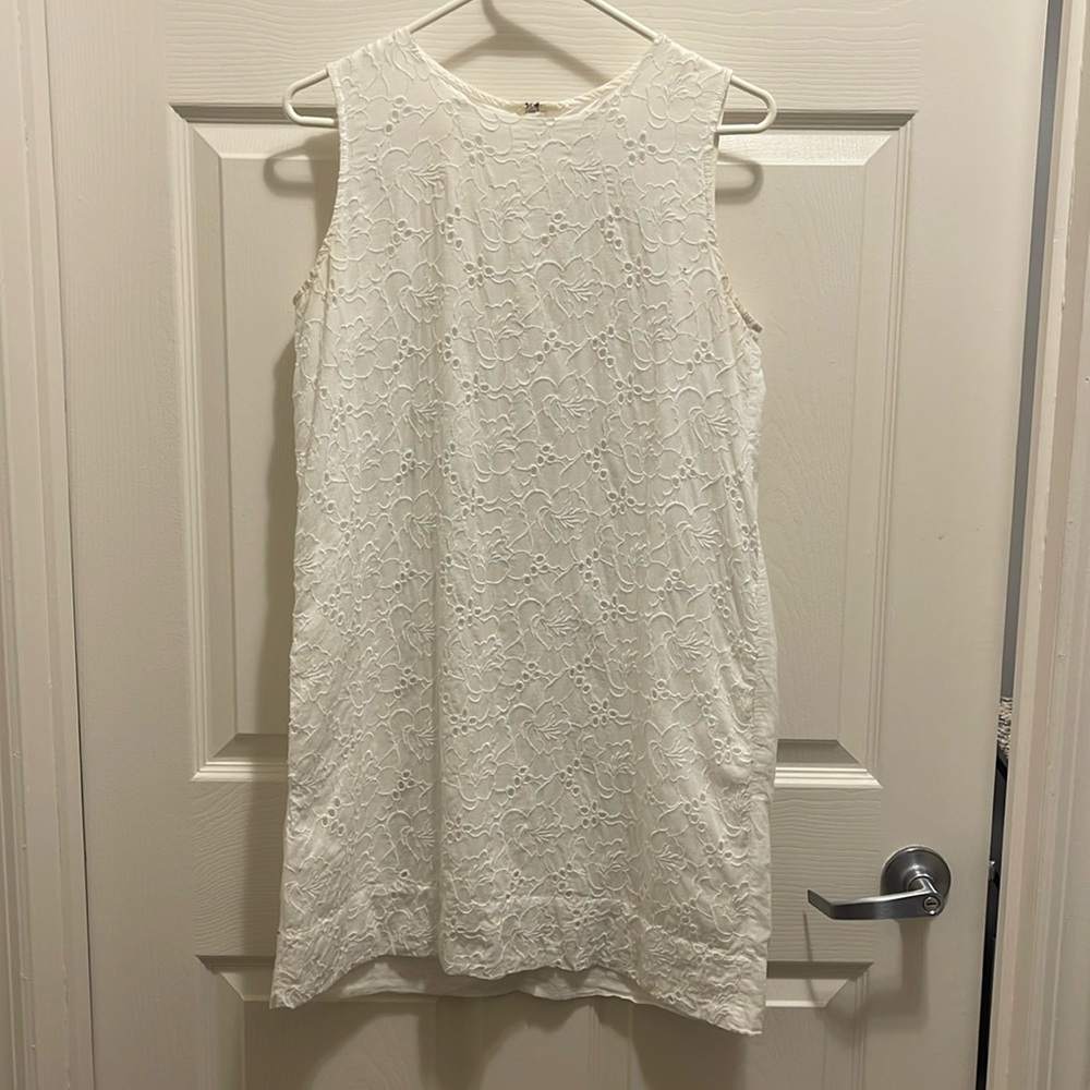 Gap Women's Floral White Dress